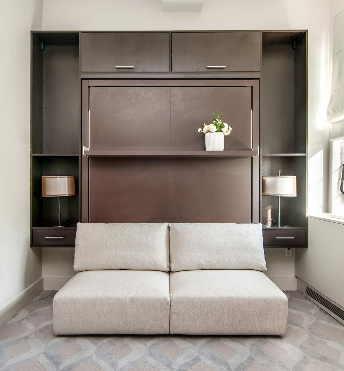 Swing 0 sofa wall beds no arm