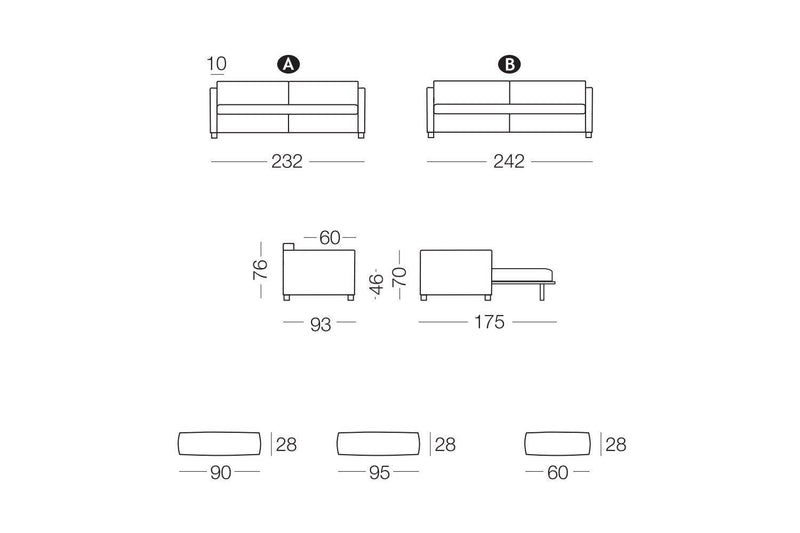 Andersen, Sofa or sofa bed - Bonbon Compact Living