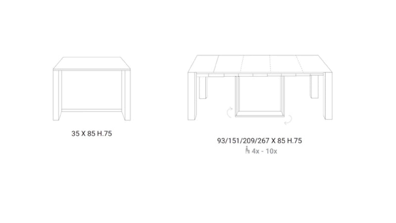 A4 console, Console - Bonbon Compact Living