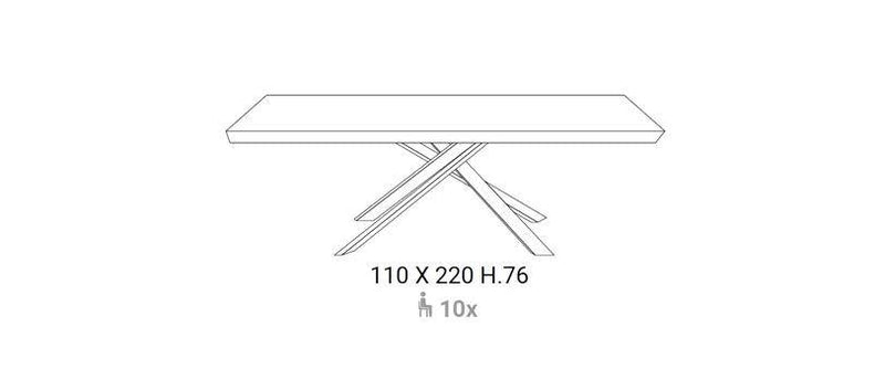 4X4 Fisso, Dining table - Bonbon Compact Living